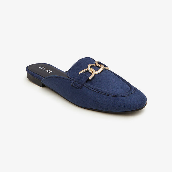 Ladies deals suede mules