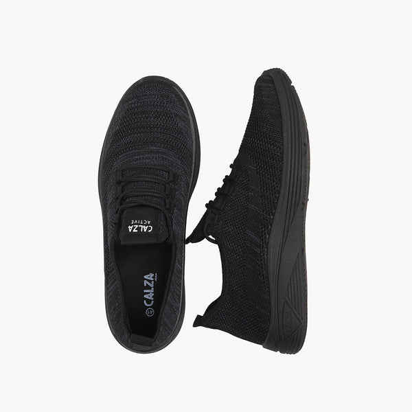 Buy BLACK Men s Athletic Sneakers Soloto