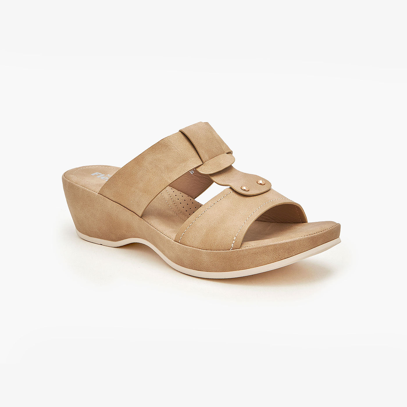 Tan womens online slippers