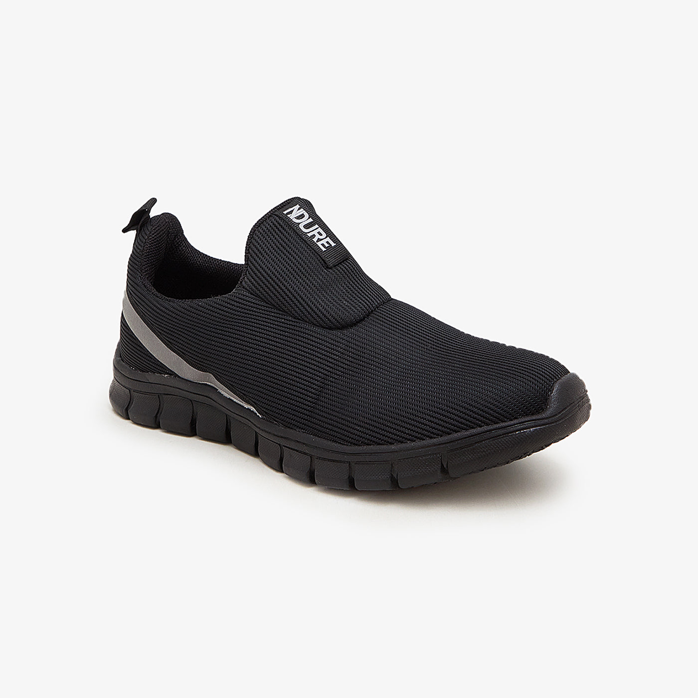 Buy BLACK Comfy Slip On Athletic Shoes Soloto