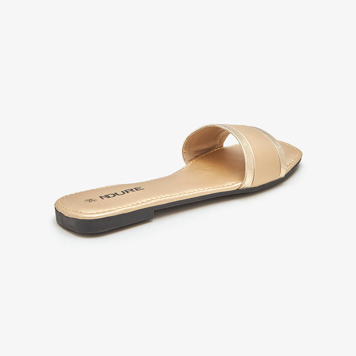 Buy GOLD Women s Summer Slides Soloto